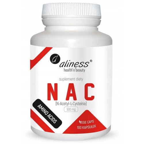 NAC N-Acetyl-L-Cysteine 500 mg - Aliness