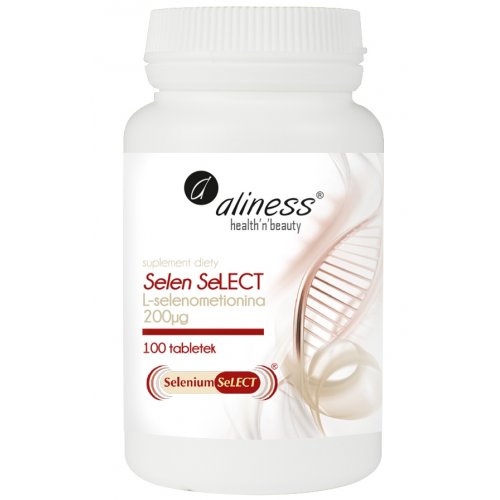 Selen Select L-selenometionina 200µg - Aliness