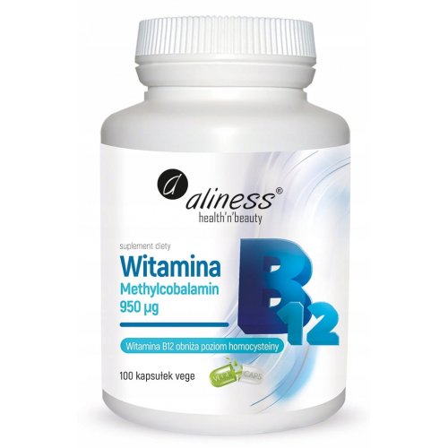 Witamina B12 Methylcobalamin 950µg - Aliness