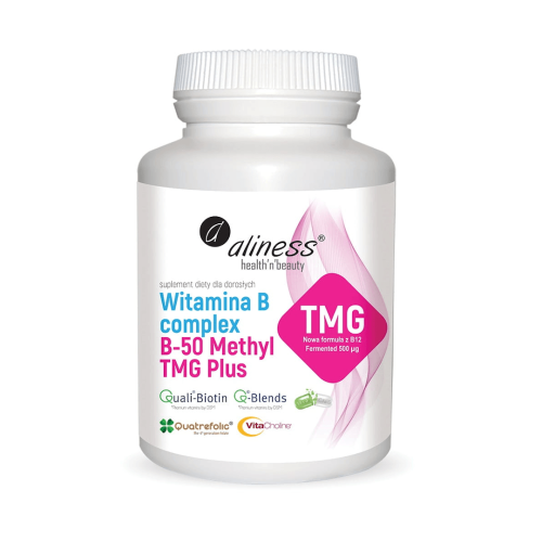 Witamina B50 Methyl TMG Plus 100 kap. -  Aliness